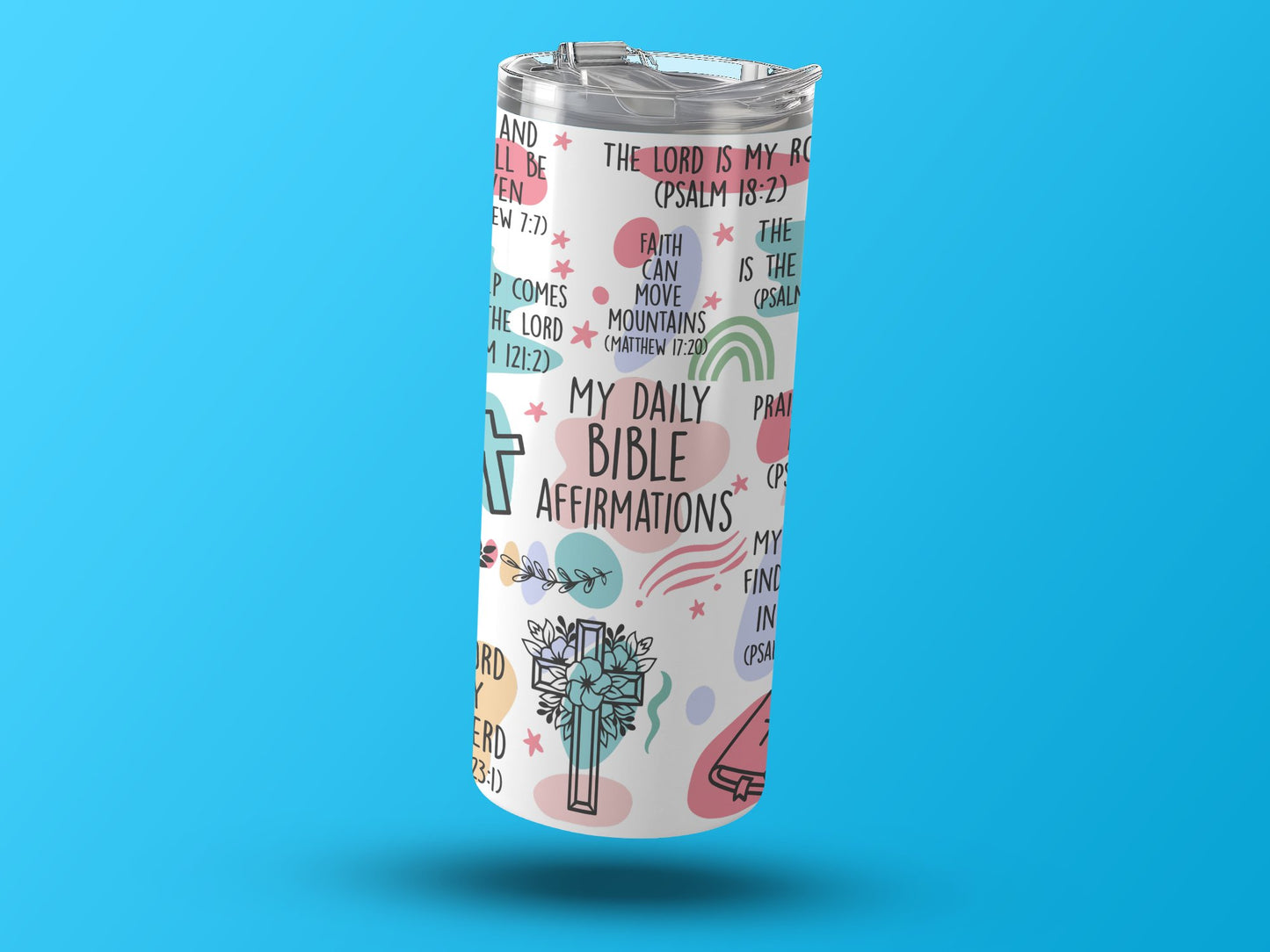 Motivational Bible Verses Design Insulated Tumbler product type