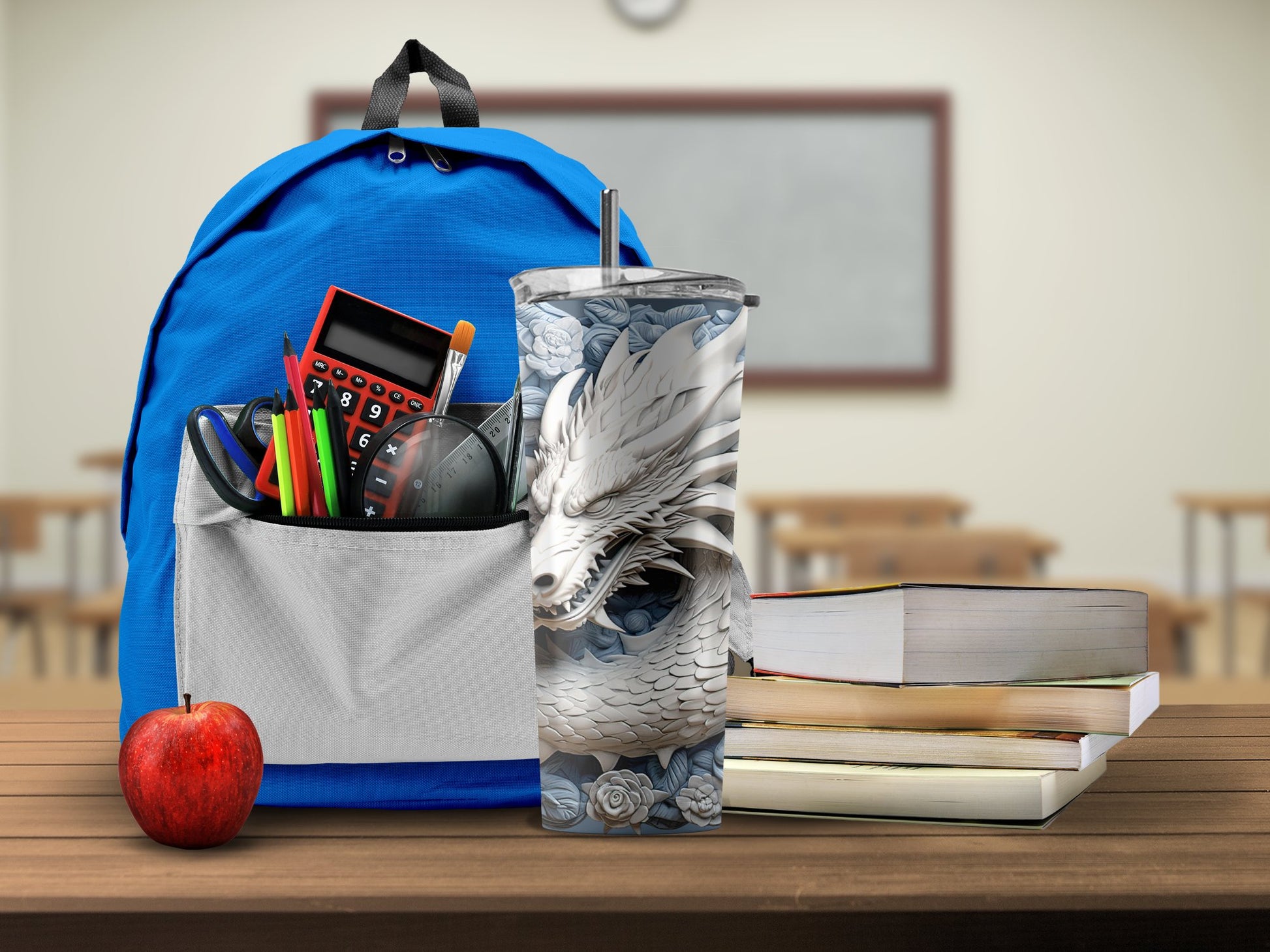 Dragon Art Tumbler Perfect for School or Office product