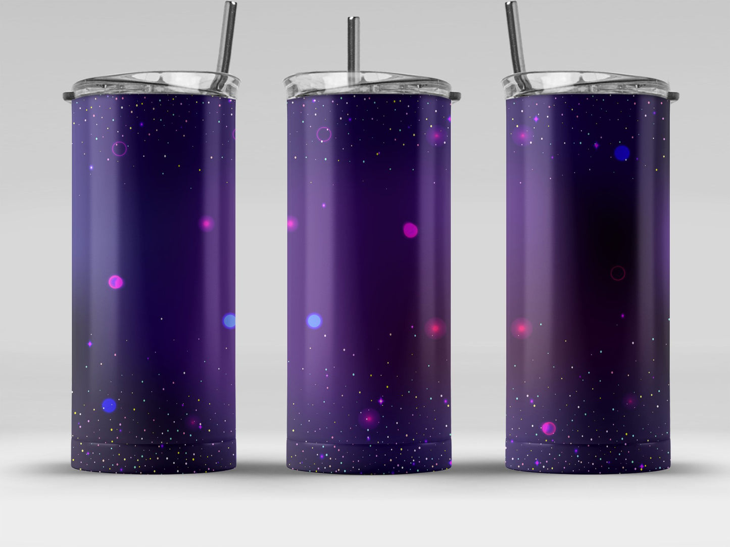 Stylish Purple Night Sky Insulated Beverage Container product