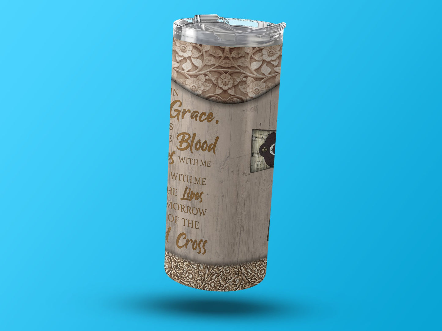 Inspirational Floral Quote Insulated Tumbler product