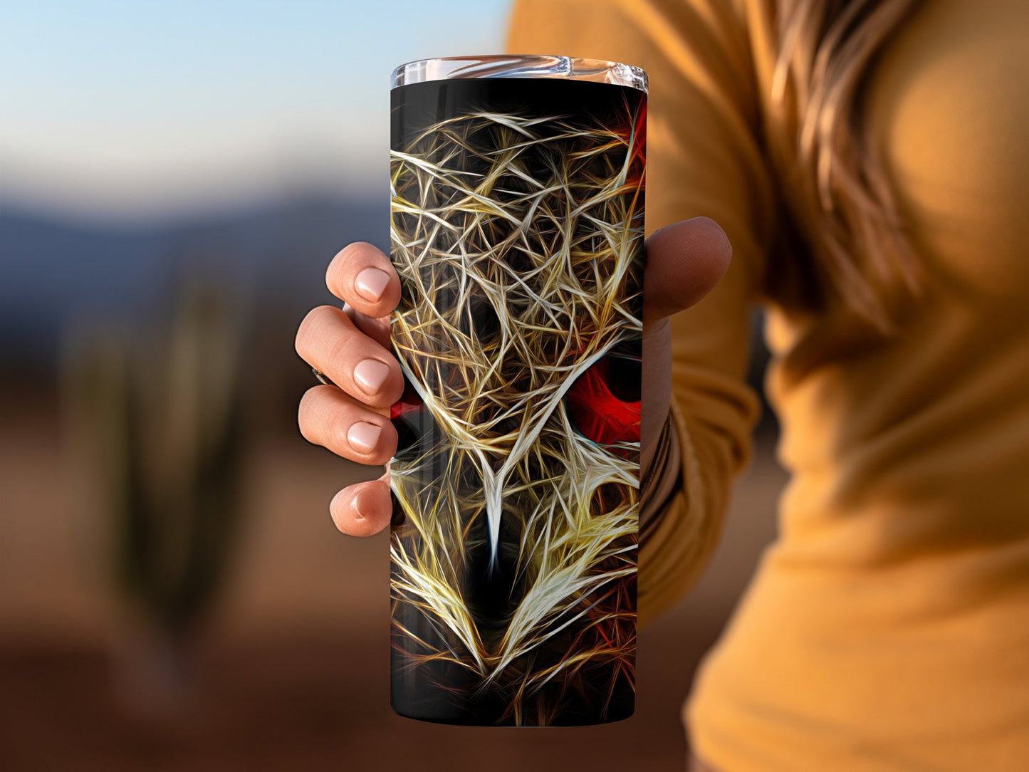 Abstract Neon Web Design Insulated Tumbler product
