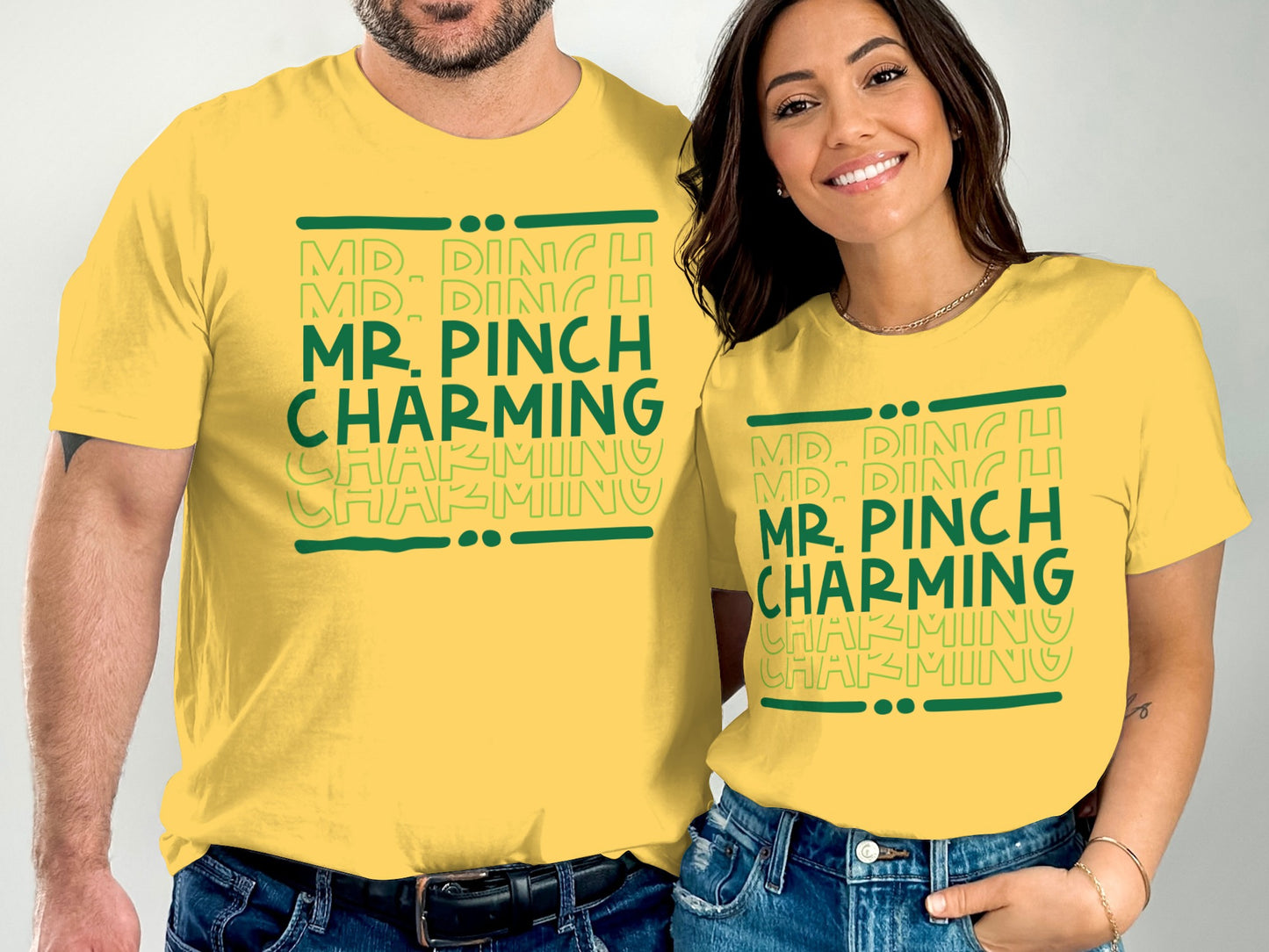 Mr. Pinch Charming St. Patrick's Day Matching Tees