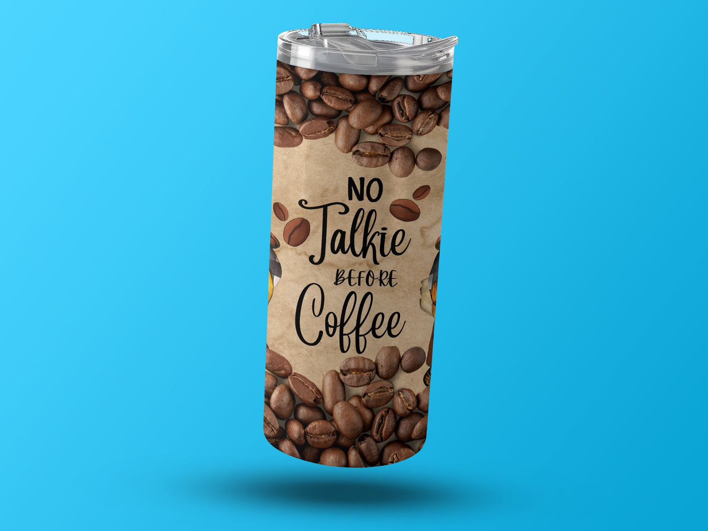 No Talkie Before Coffee Travel Mug product type