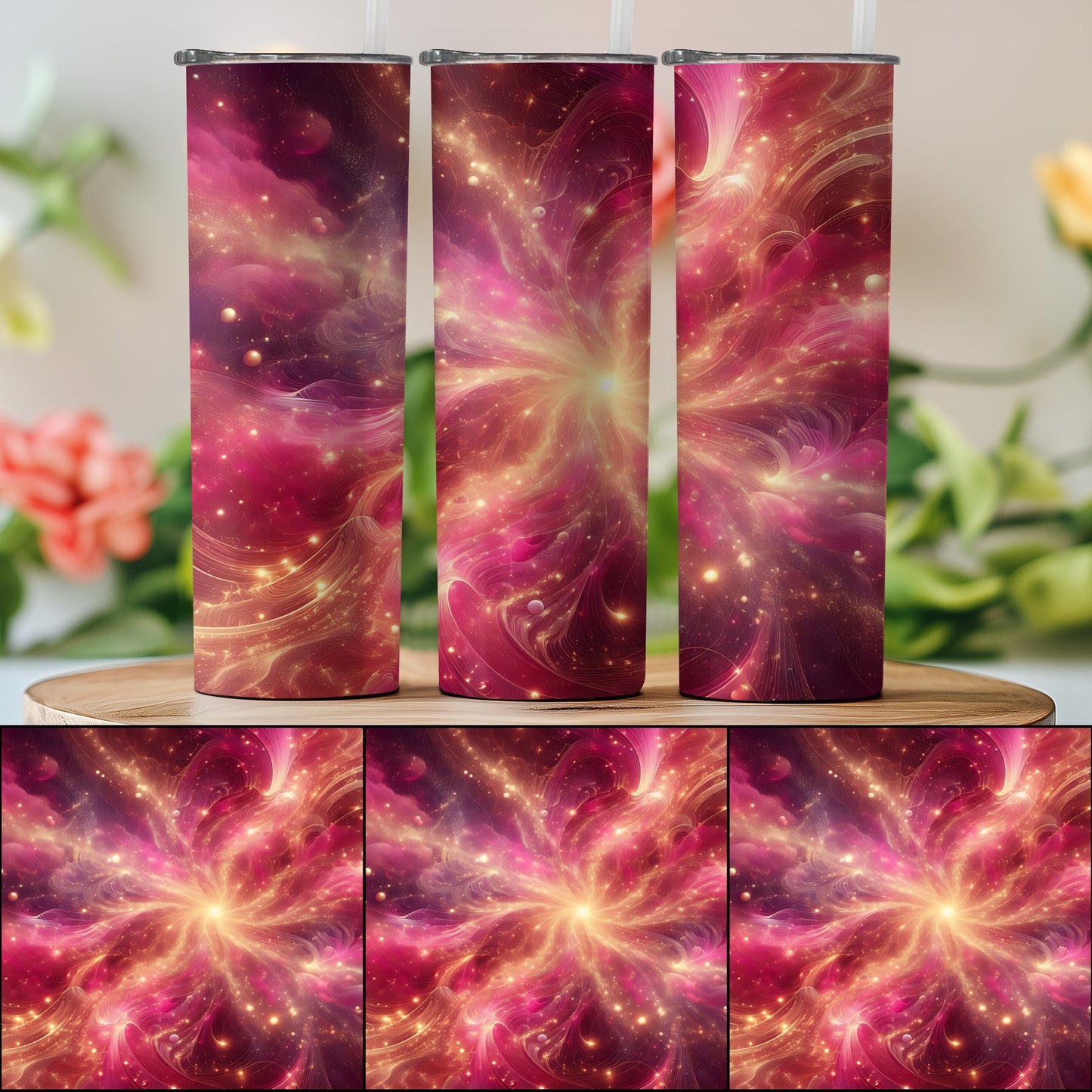 Mesmerizing Galaxy Design Insulated Tumblers product type