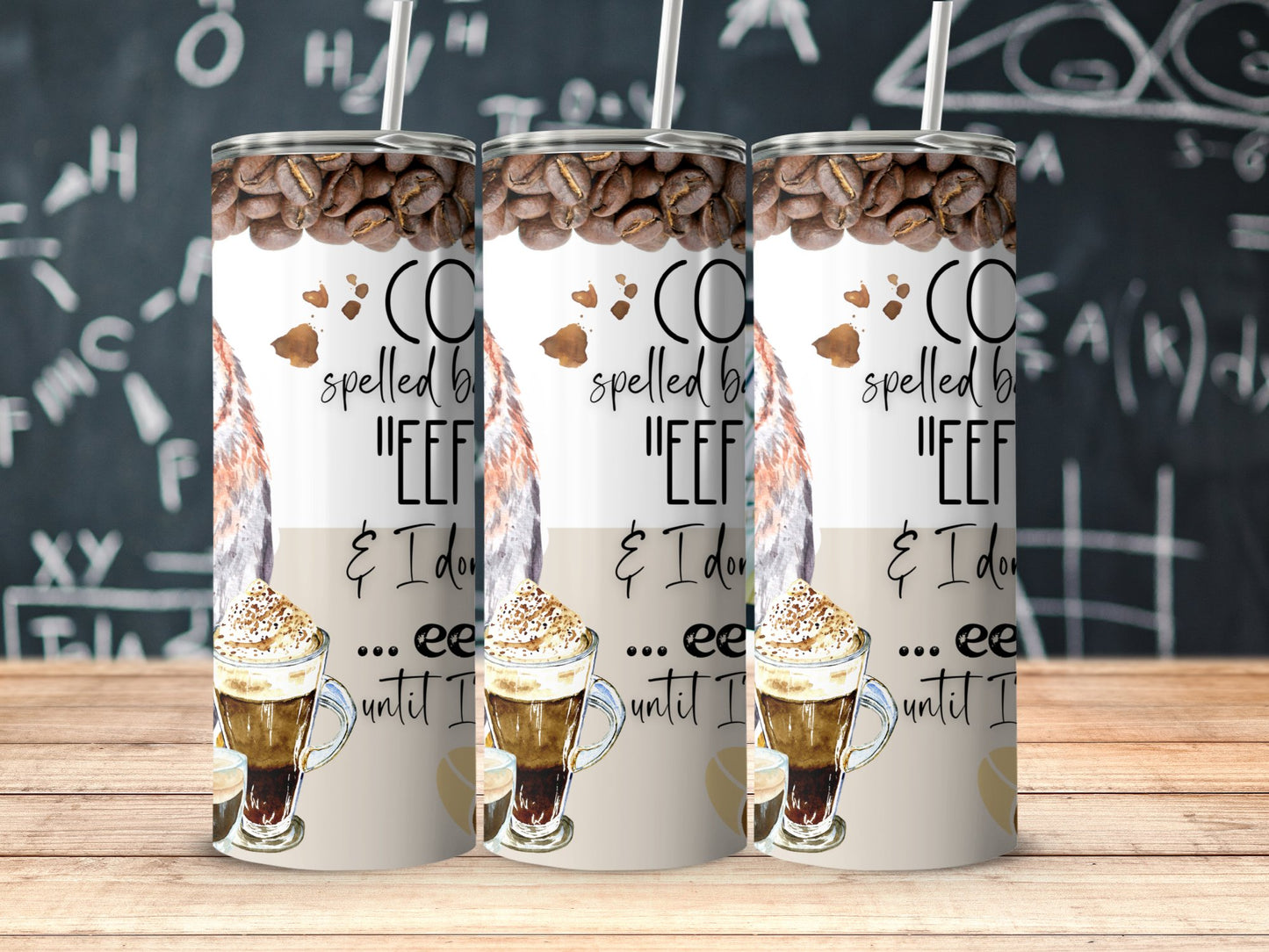 Coffee Spelled Before I Do Anything Insulated Tumbler product