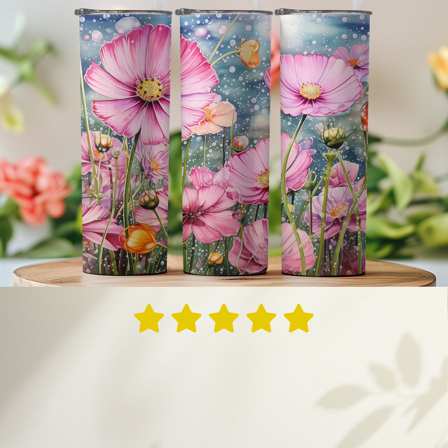 Floral Bloom Gardens Artwork Insulated Tumbler product