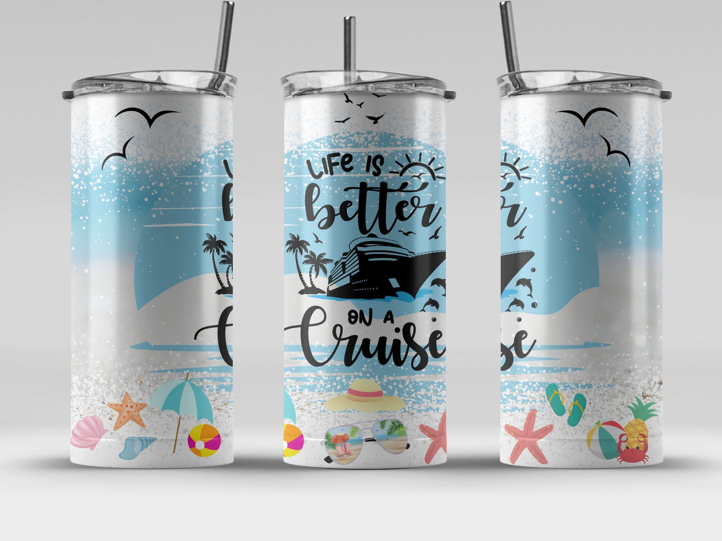 Life Is Better on a Cruise Tumbler product