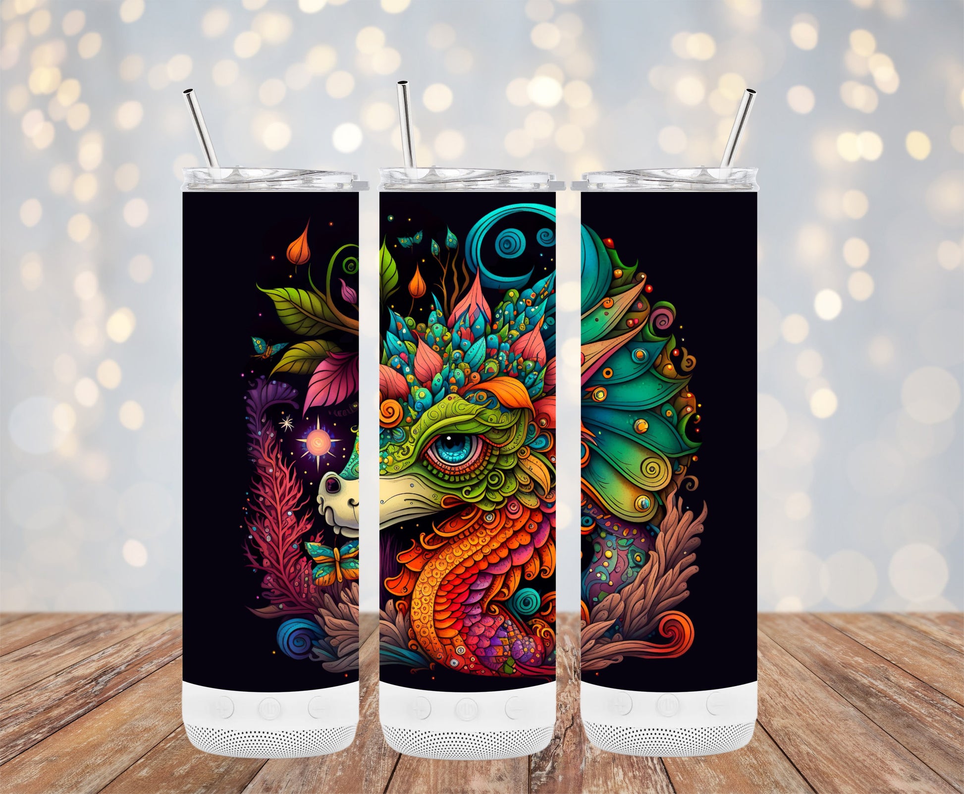 Colorful Fantasy Dragon Art Drinkware product type