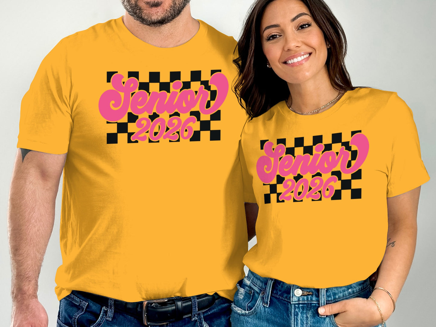 Senior 2026 Checkered Design T-shirt product