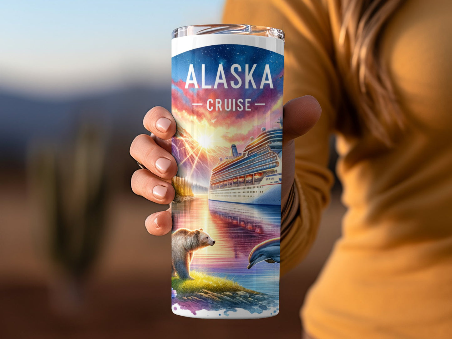Alaska Cruise Souvenir Tumbler Travel Mug product type