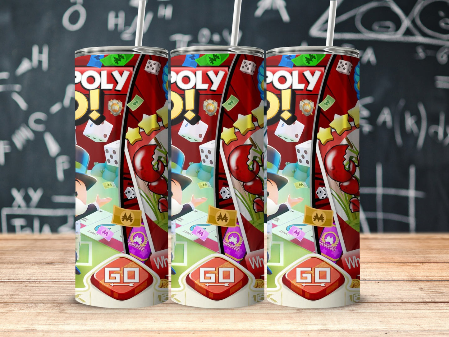 Monopoly GO Themed Stainless Steel Tumbler product