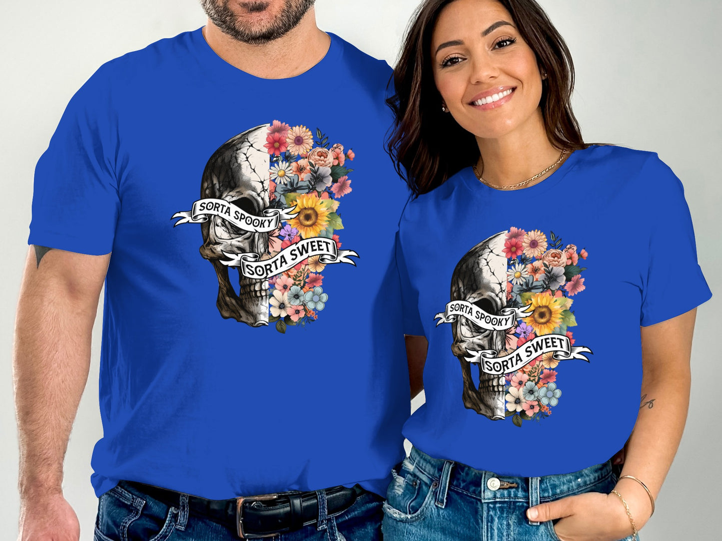 Sorta Spooky Sorta Sweet Skull Graphic T-shirt product