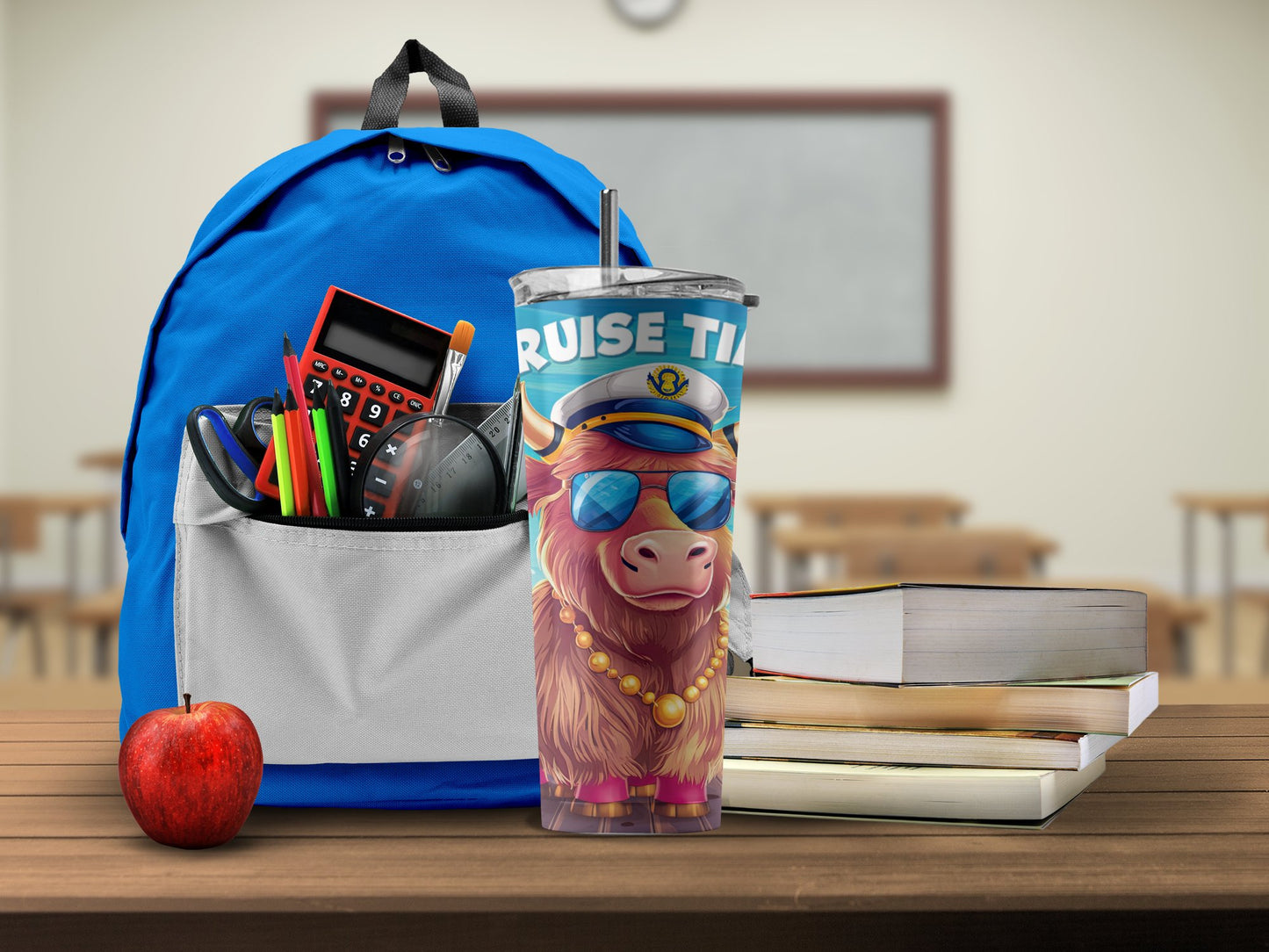 Cruise Time Highland Cow Insulated Tumbler product type