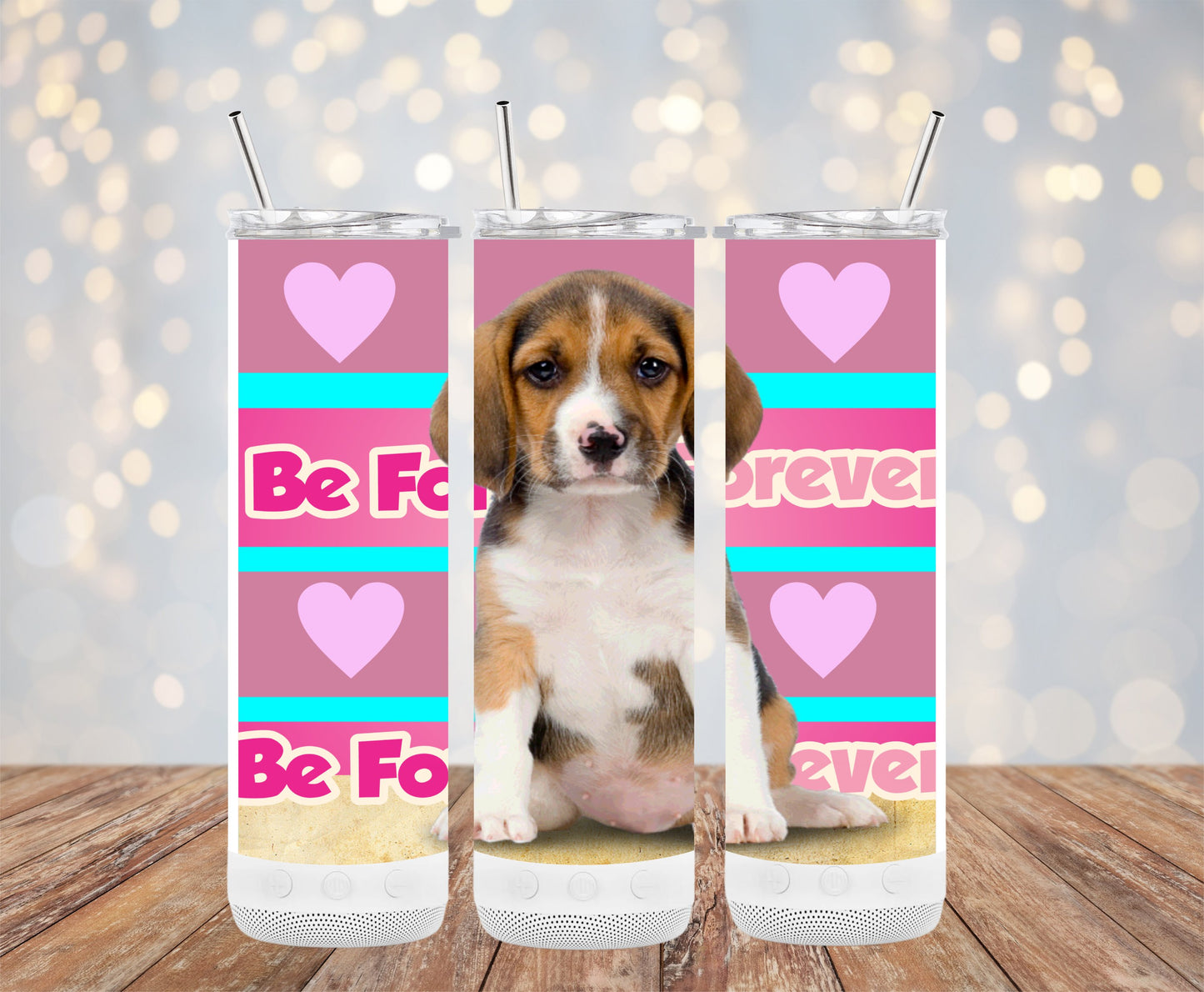 Be Forever Pink Heart Cute Puppy Themed product type