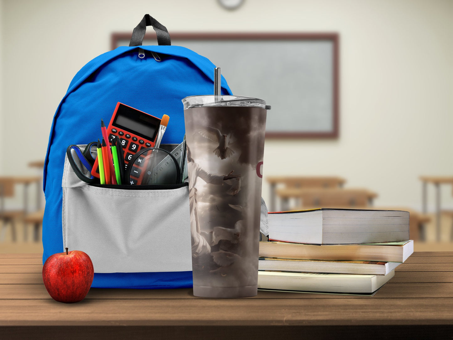 School Supplies and Drink Tumbler Set product