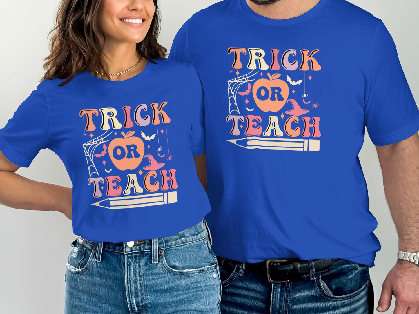 Trick or Teach Halloween Teacher Shirt product