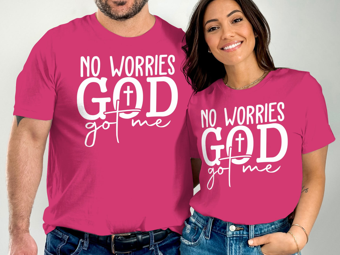 No Worries God Got Me Inspirational T-shirt product