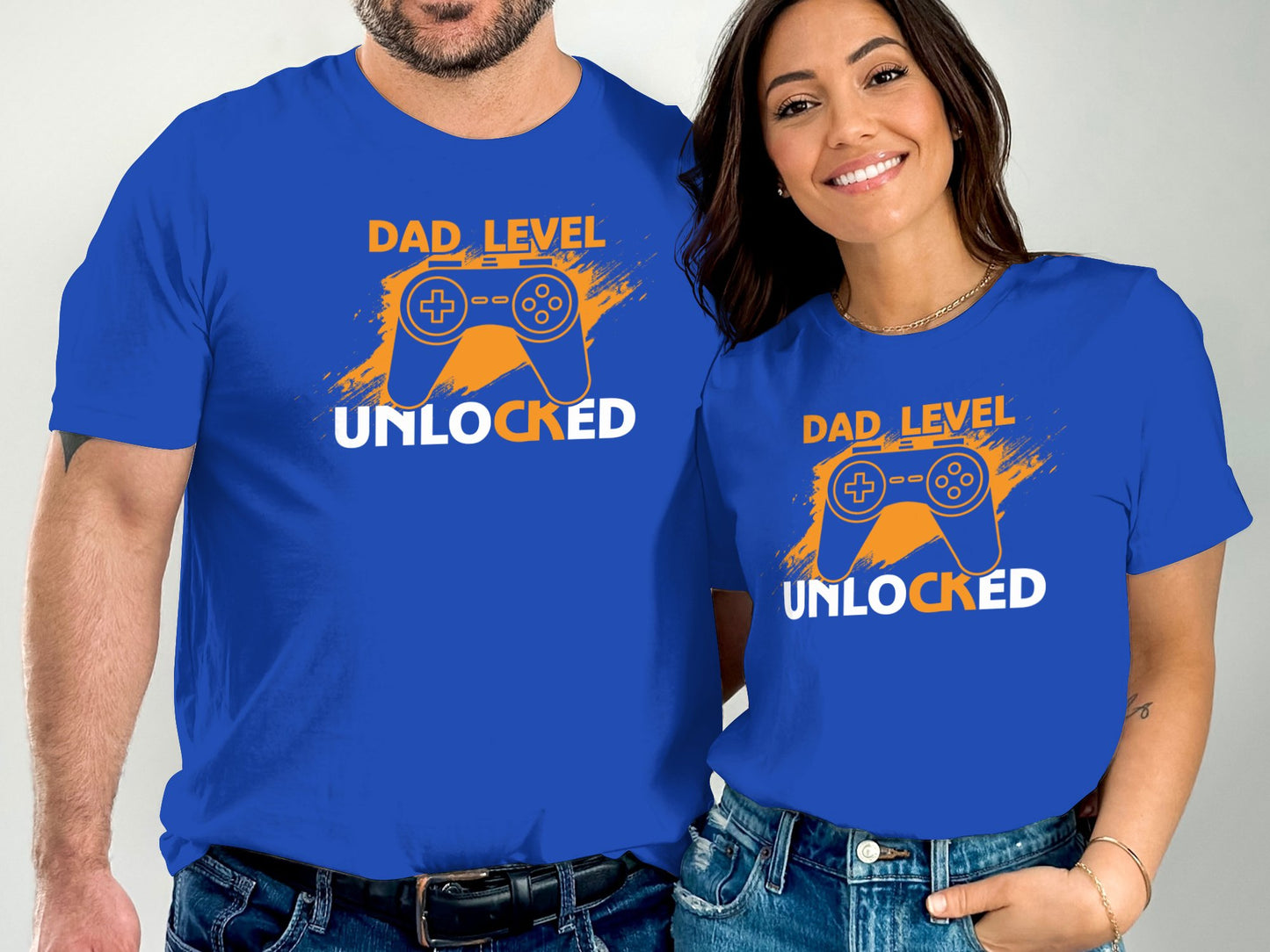 Dad Level Unlocked Graphic Tees Game Controller product type
