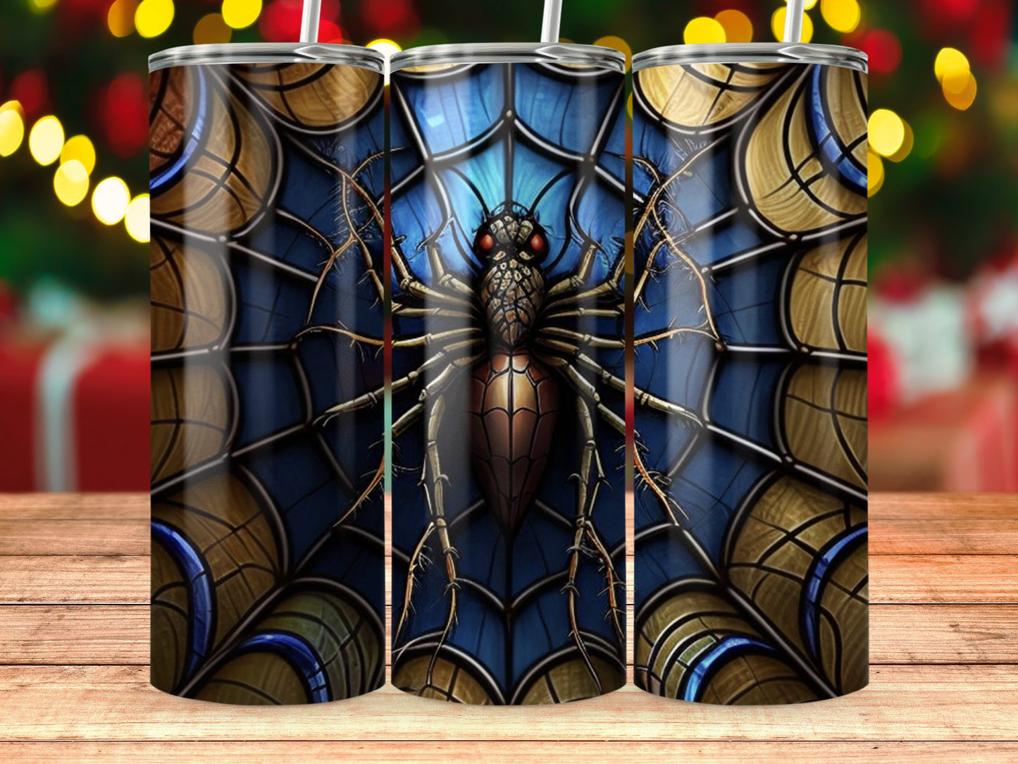 Elaborate Spider Web Design Insulated Tumbler product