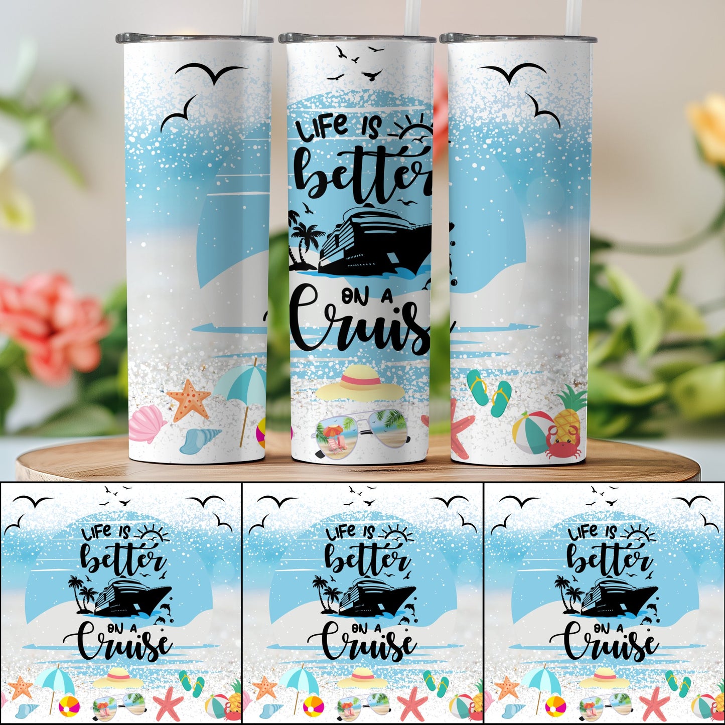 Life Is Better On A Cruise tumbler product