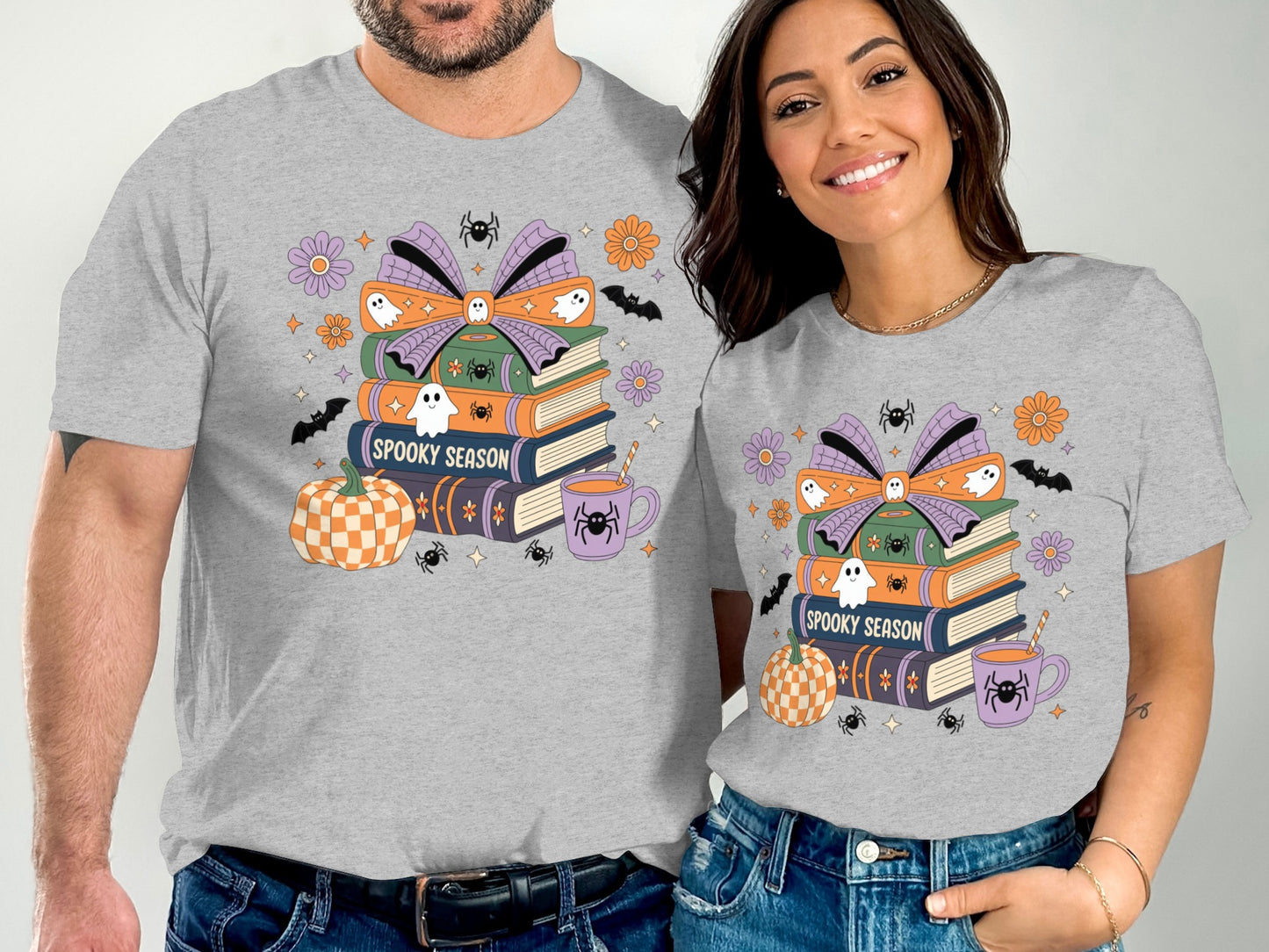 Spooky Season Halloween Books Design T-shirt product type
