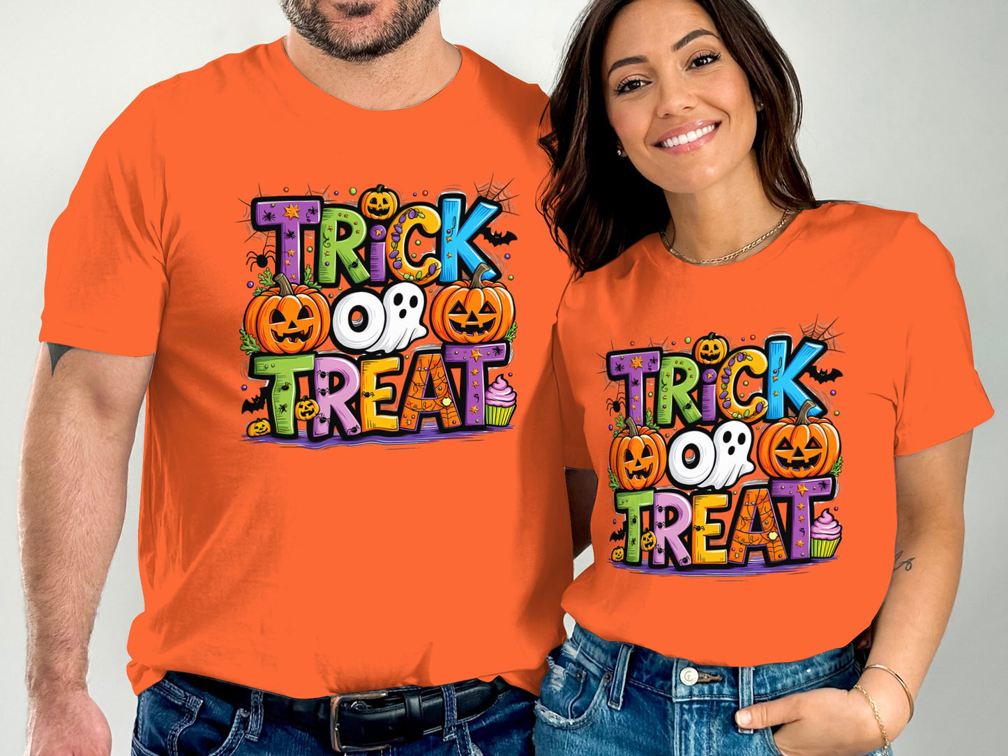 Bright Halloween Trick or Treat T-Shirt product