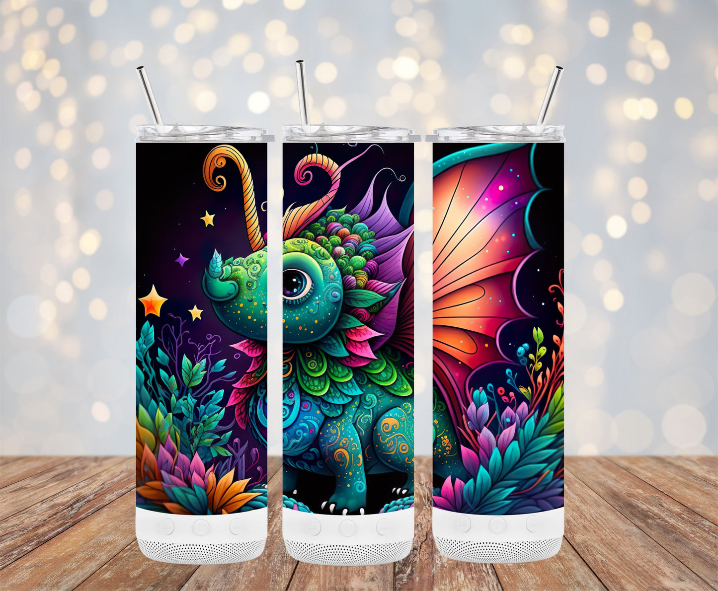Fantasy Animal Themed Colorful Tumbler product