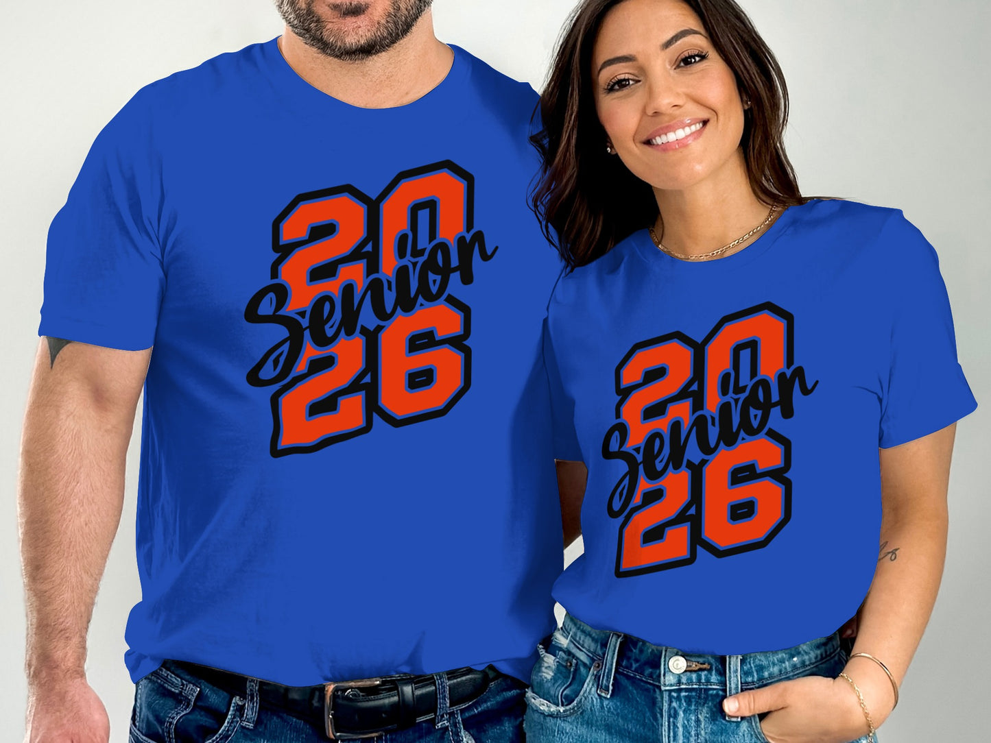 Class of 2026 Senior Graphic Tees Matching Product