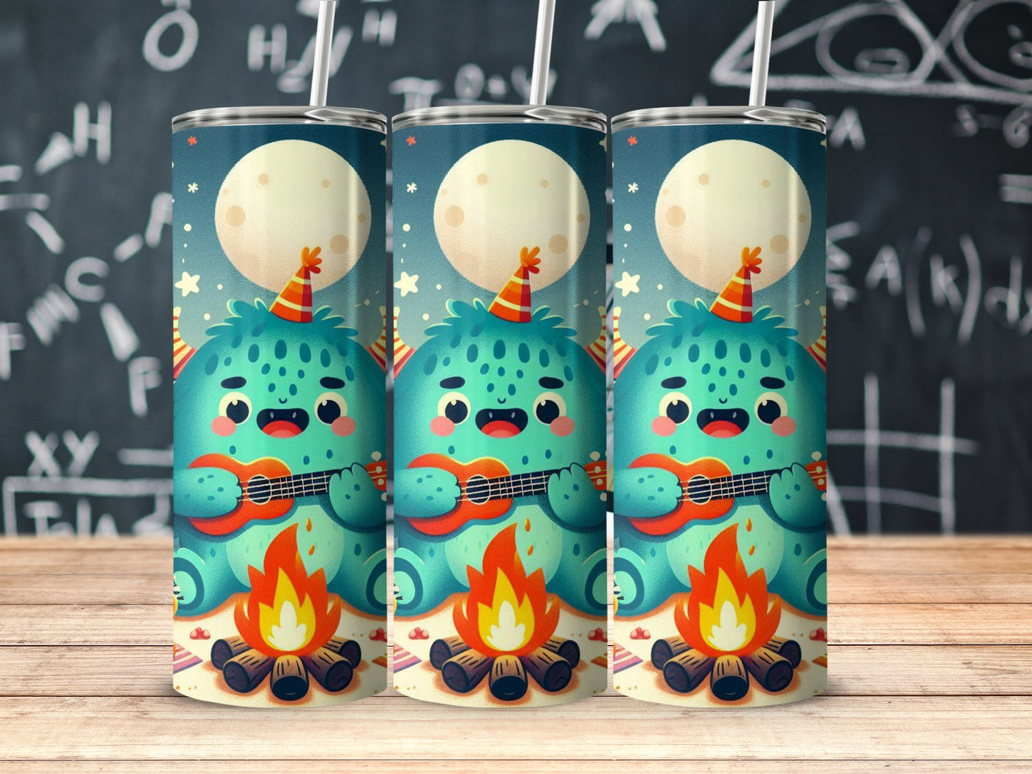 Cute Monster Party Night Theme Tumbler Drinkware product type