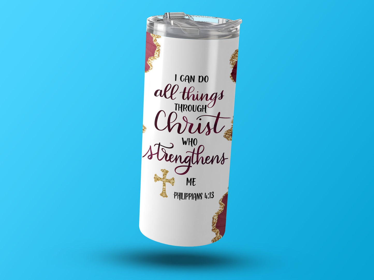 I Can Do All Things Christian Themed Drinkware product type