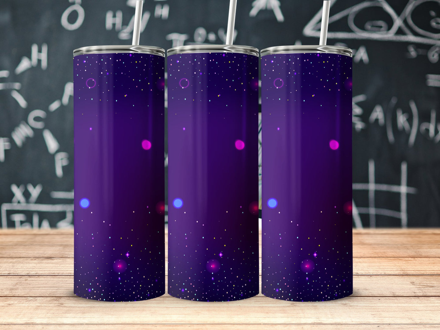 Purple Galaxy Starry Sky Design Tumbler product type