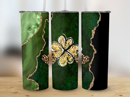Shamrock Gold Marble (St. Patrick's Tumbler)