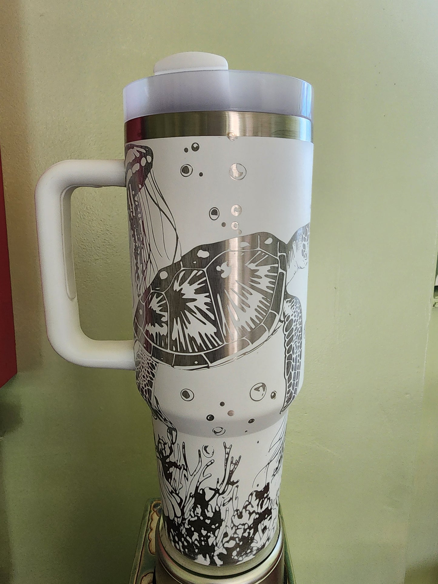 Sea Turtle Laser 40oz. Tumbler