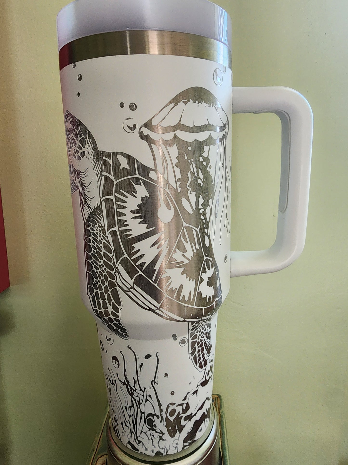 Sea Turtle Laser 40oz. Tumbler