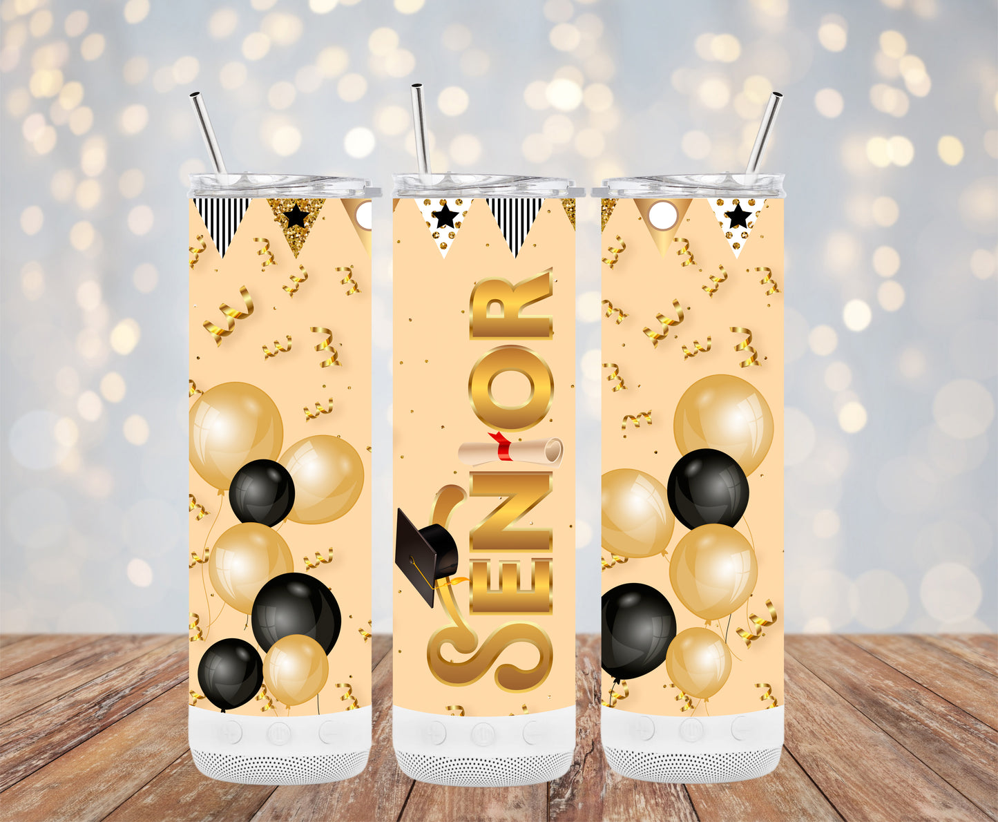 Senior Balloons (Graduation Tumbler)