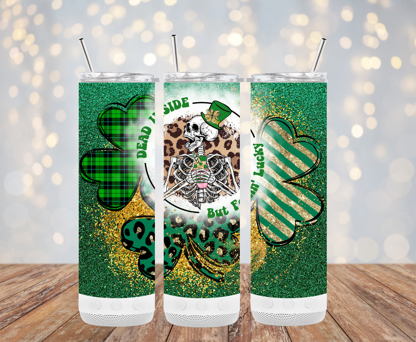 Dead Inside but Feelin Lucky (St. Patrick's Tumbler)