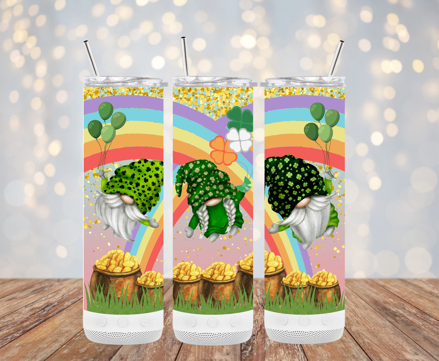 Gnomes Pot of Gold (St. Patrick's Tumbler)