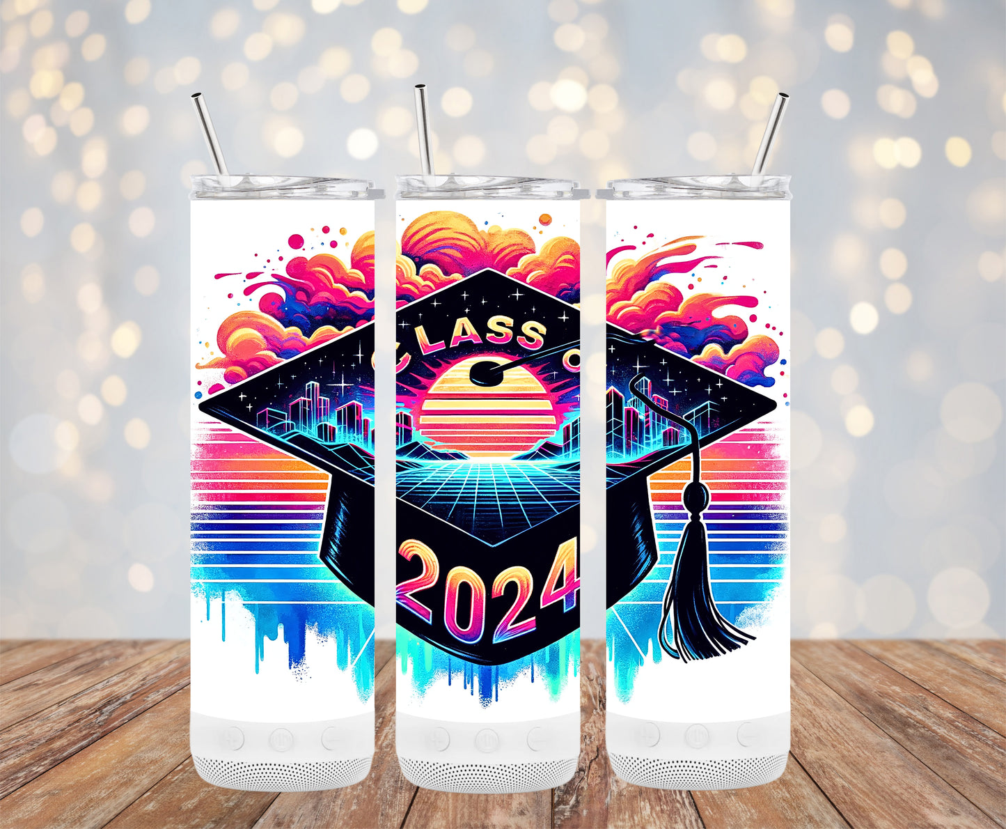 Neon Class of 2024 (Graduation Tumbler)
