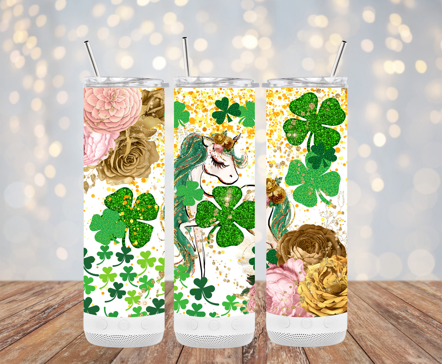 Lucky Unicorn (St. Patrick's Tumbler)