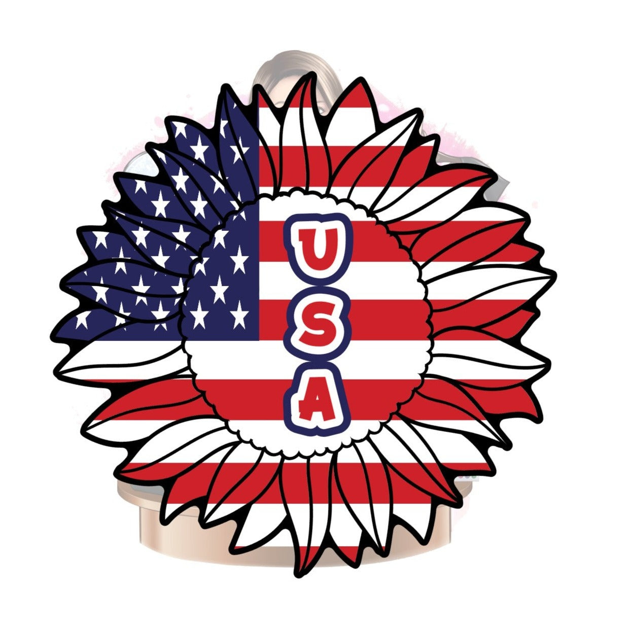 USA Sunflower Flag