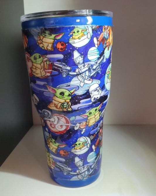 30 Ounce Stainless Tumbler Yoda