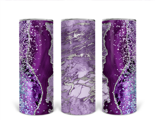 Purple marble