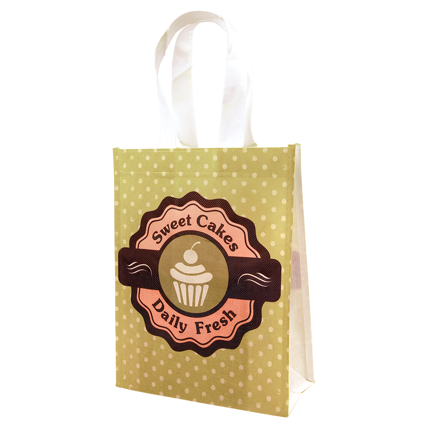 8" x 10" White Sublimatable Bag with 3 1/2" Gusset