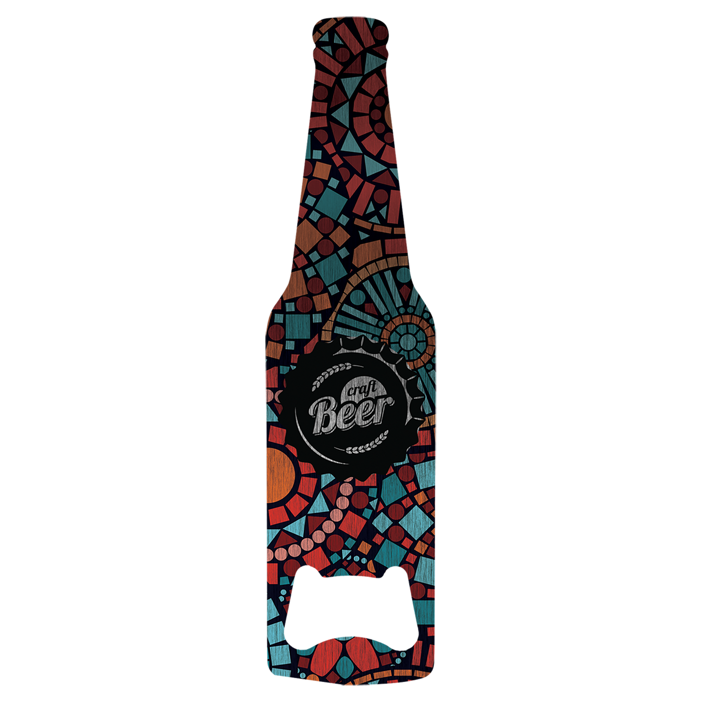 Design your Own 1 7/16" x 5 3/4" Sublimation Stainless Steel Bottle Shaped Bottle Opener