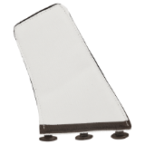 Replacement Strap for XX-Large Sublimatable Slide-On Sandal SBL214, Left Foot
