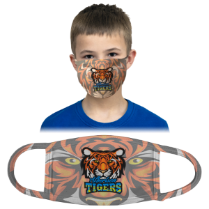 6" x 4" Child White Sublimatable Face Mask-Not For Medical Use