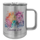 Sublimatable Polar Camel 15 oz. Stainless Steel Insulated Mug w/Slider Lid