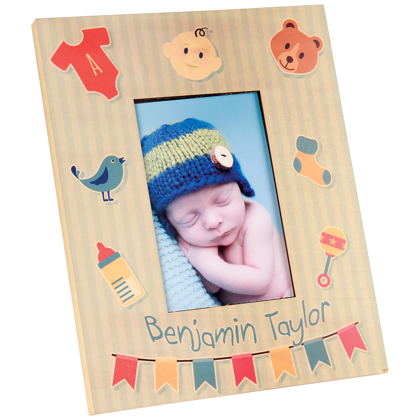 8" x 10" Matte Maple Unisub Sublimatable Frame Holds 4" x 6" Photo