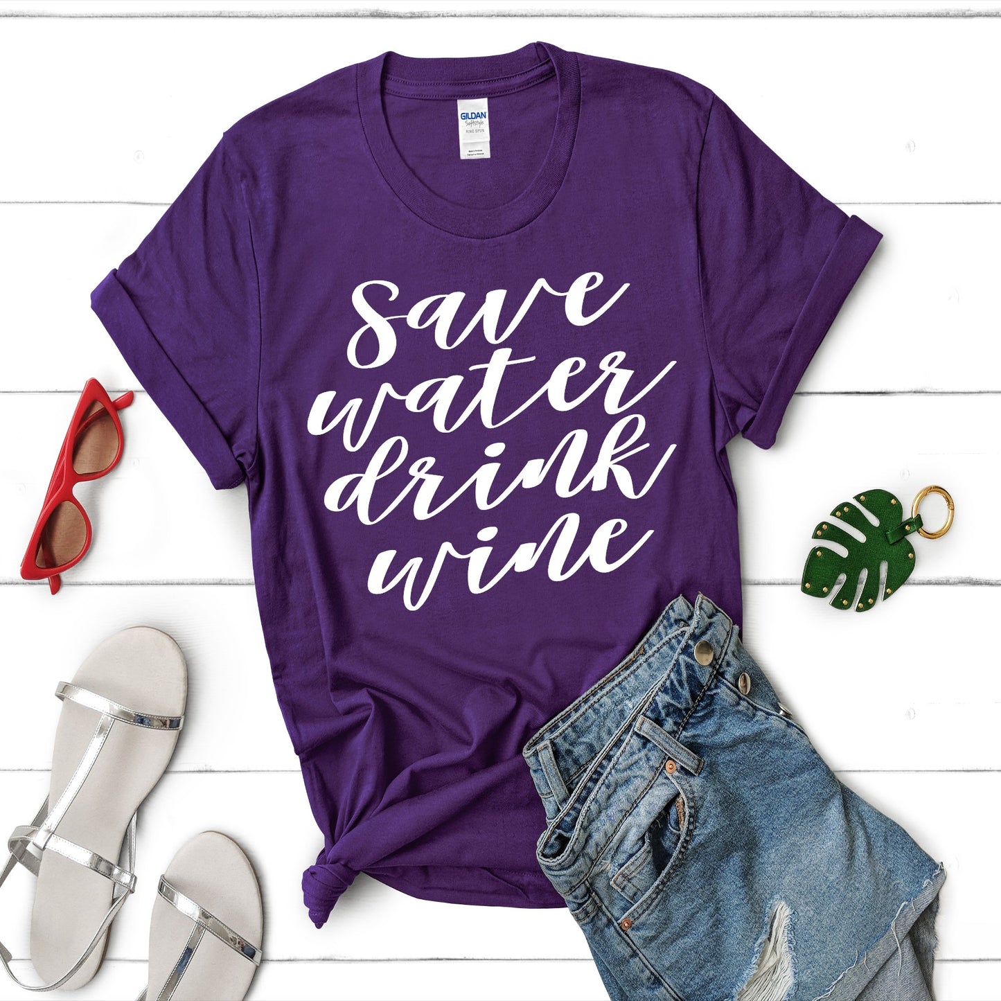 Save Water Drink Wine