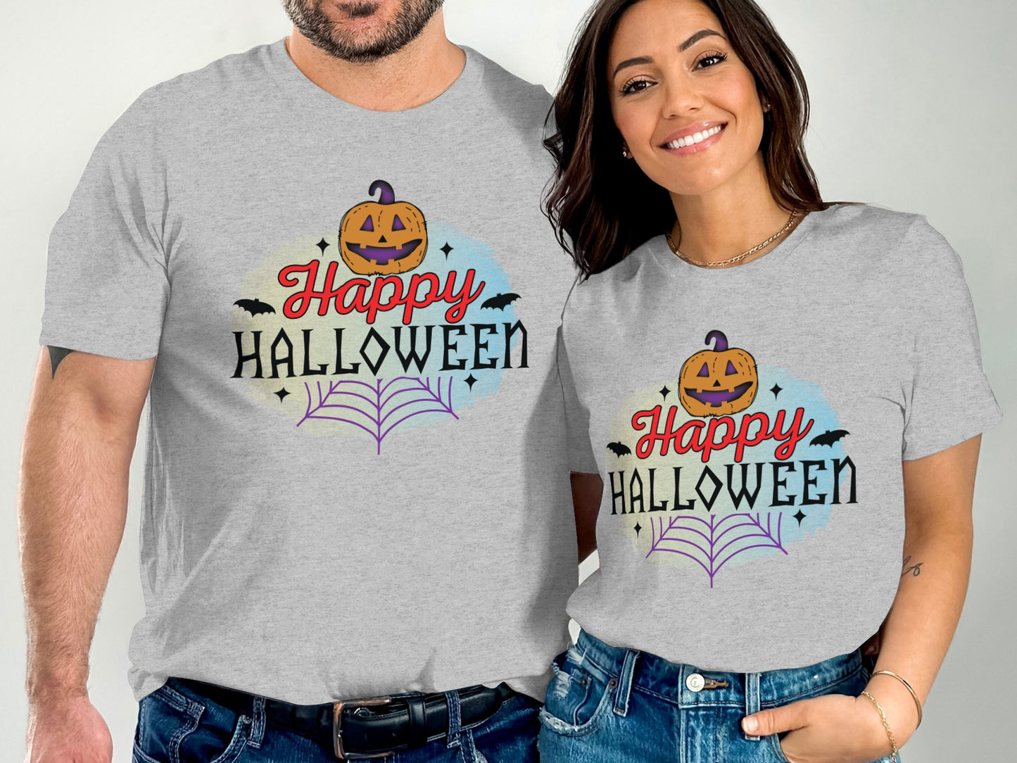 Festive Happy Halloween Graphic Tee product type